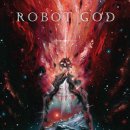 ROBOT GOD - Worlds Collide (red-in-black/white splatter)...